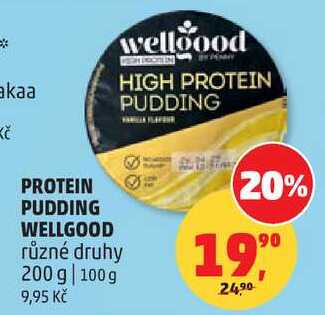 PROTEIN PUDDING WELLGOOD různé druhy, 200 g