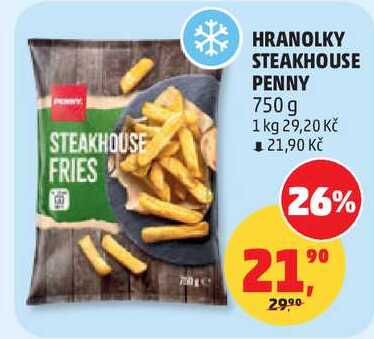 HRANOLKY STEAKHOUSE PENNY, 750 g