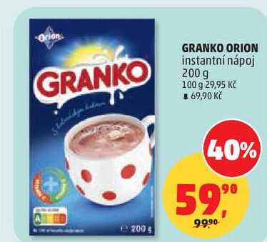 GRANKO ORION instantní nápoj, 200 g  