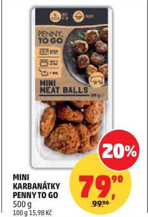 MINI KARBANÁTKY PENNY TO GO, 500 g