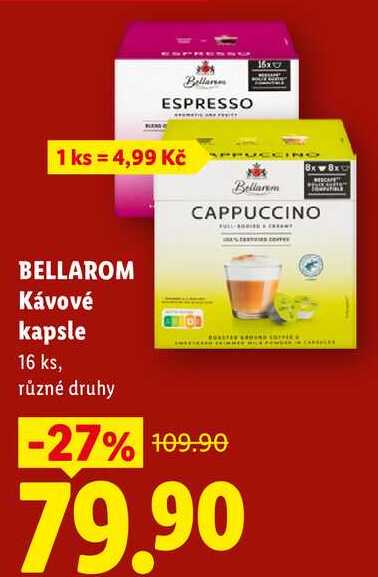 BELLAROM Kávové kapsle, 16 ks 