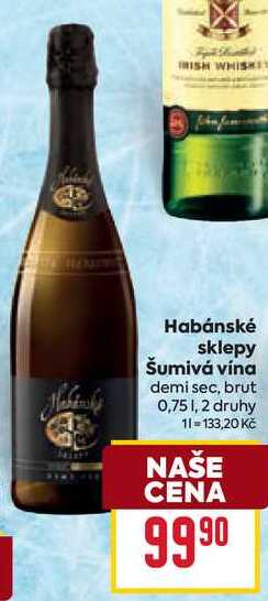  Habanské sklepy Šumivá vína 0,75l