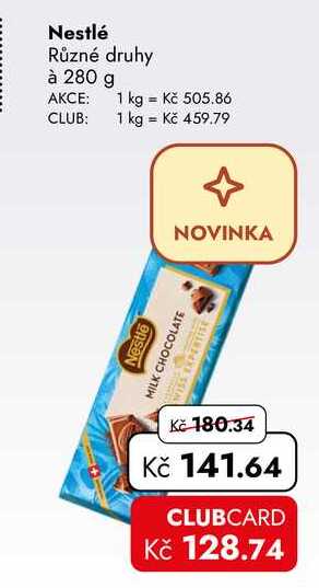 Nestlé Různé druhy à 280 g  