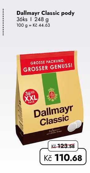 Dallmayr Classic pody 36ks | 248 g  