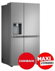 Americká lednice LG GSLE81PYBC stříbrná