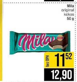Mila original kokos 50 g