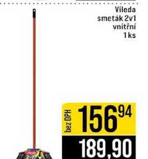 Vileda smeták 2v1 vnitřní 1ks 