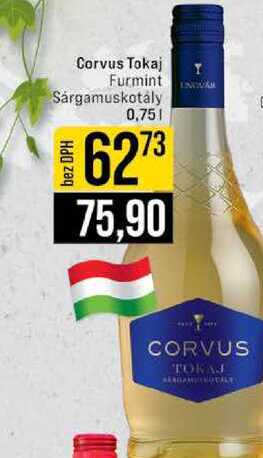 Corvus Tokaj Furmint Sárgamuskotály 0,75l