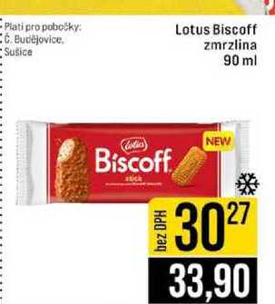 Lotus Biscoff zmrzlina 90 ml