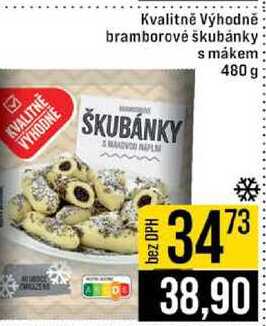 Kvalitně Výhodně bramborové škubánky s mákem 480 g 