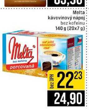 Melta kávovinový nápoj bez kofeinu 140 g (20x7 g)