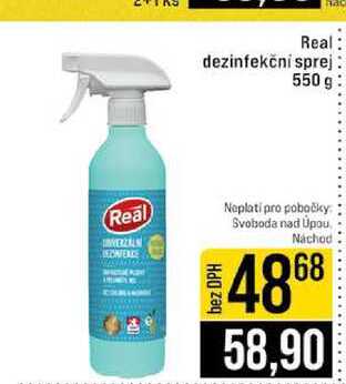 Real dezinfekčni sprej 550 g 