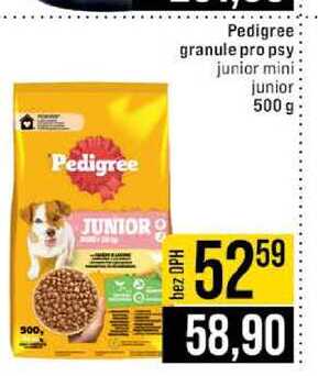 Pedigree granule pro psy junior mini junior 500 g