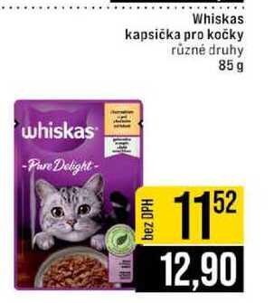 Whiskas kapsička pro kočky různé druhy 85 g 