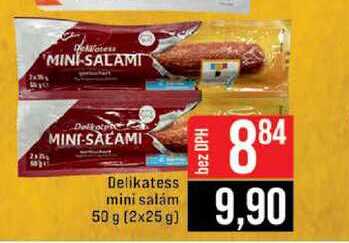 Delikatess mini salám 50 g (2x25 g) 