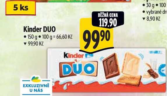  Kinder DUO 150 g  