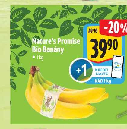 Nature's Promise Bio Banány 1kg