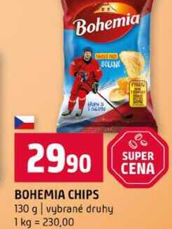 BOHEMIA CHIPS 130 g vybrané druhy