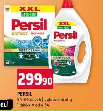 PERSIL 54-66 dávek vybrané druhy