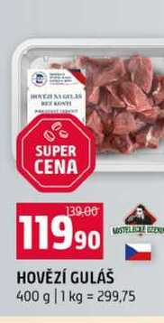 HOVĚZÍ GULÁŠ 400 g