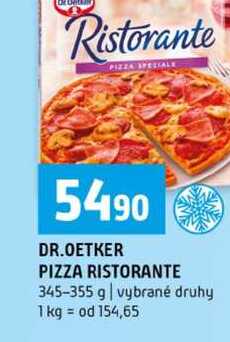 DR.OETKER PIZZA RISTORANTE 345-355 g vybrané druhy 
