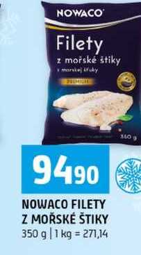 NOWACO FILETY Z MOŘSKÉ ŠTIKY 350 g