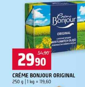 CRÉME BONJOUR ORIGINAL 250 g