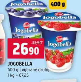 JOGOBELLA 400 g vybrané druhy