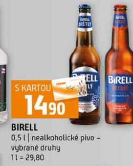 Birell Světlé pivo nealkoholické 0,5l