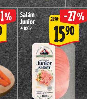 Salám Junior 100 g  