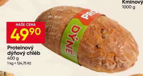 Proteinový dýňový chléb 400 g