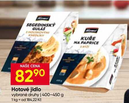Hamé Hotové jídlo vybrané druhy 400-450 g