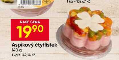 spikový čtyřlístek 140 g