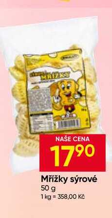 Mřížky sýrové 50 g