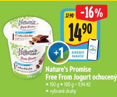 Nature's Promise Free From Jogurt ochucený 150 g