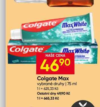 Colgate Max vybrané druhy 75 ml