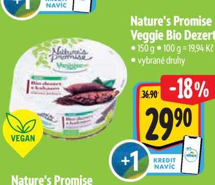   Nature's Promise Veggie Bio Dezert 150 g 