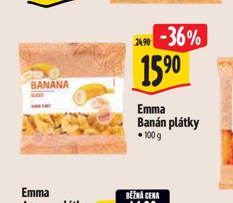   Emma Banán plátky 100 g 