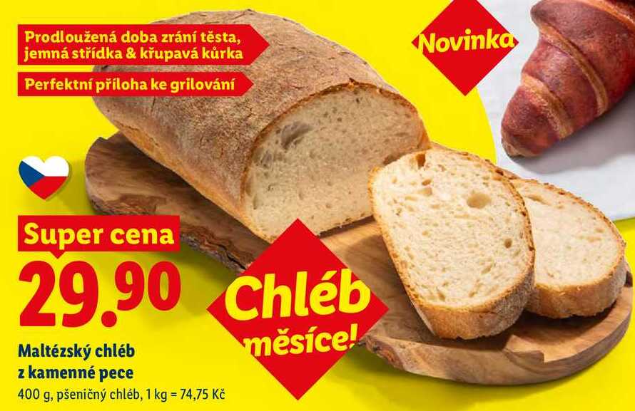 Maltézský chléb z kamenné pece, 400 g