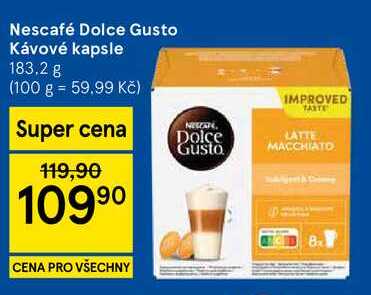 Nescafé Dolce Gusto Kávové kapsle, 183,2 g 