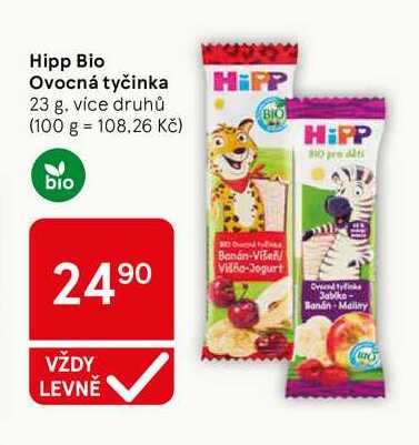 Hipp Bio Ovocná tyčinka, 23 g
