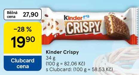 Kinder Crispy, 34 g