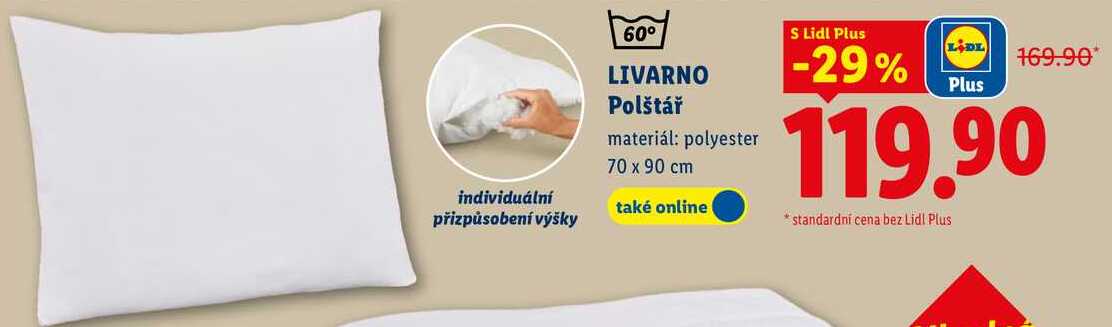 LIVARNO Polštář 