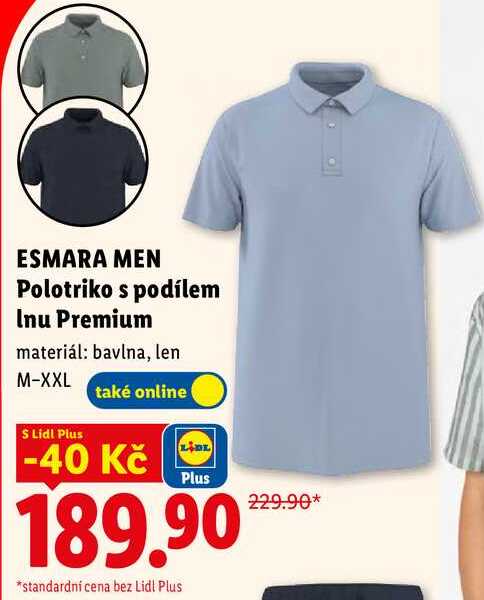 ESMARA MEN Polotriko s podílem Inu Premium