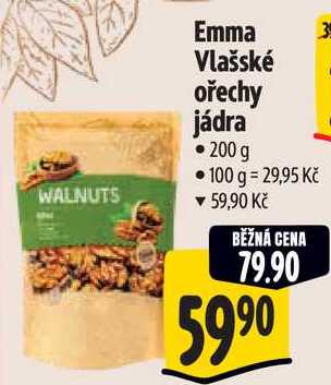 Emma Vlašské ořechy jádra, 200 g 