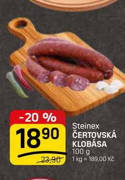 ČERTOVSKÁ KLOBÁSA 100 g