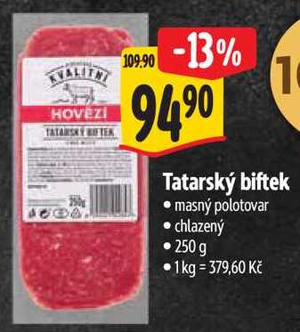 Tatarský biftek, 250 g  