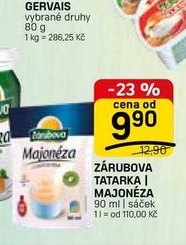 ZÁRUBOVA TATARKA | MAJONÉZA 90 ml | sáček