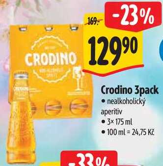 Crodino 3pack, 3x 175 ml