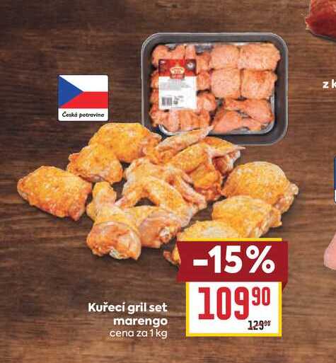 Kuřecí gril set marengo cena za 1 kg